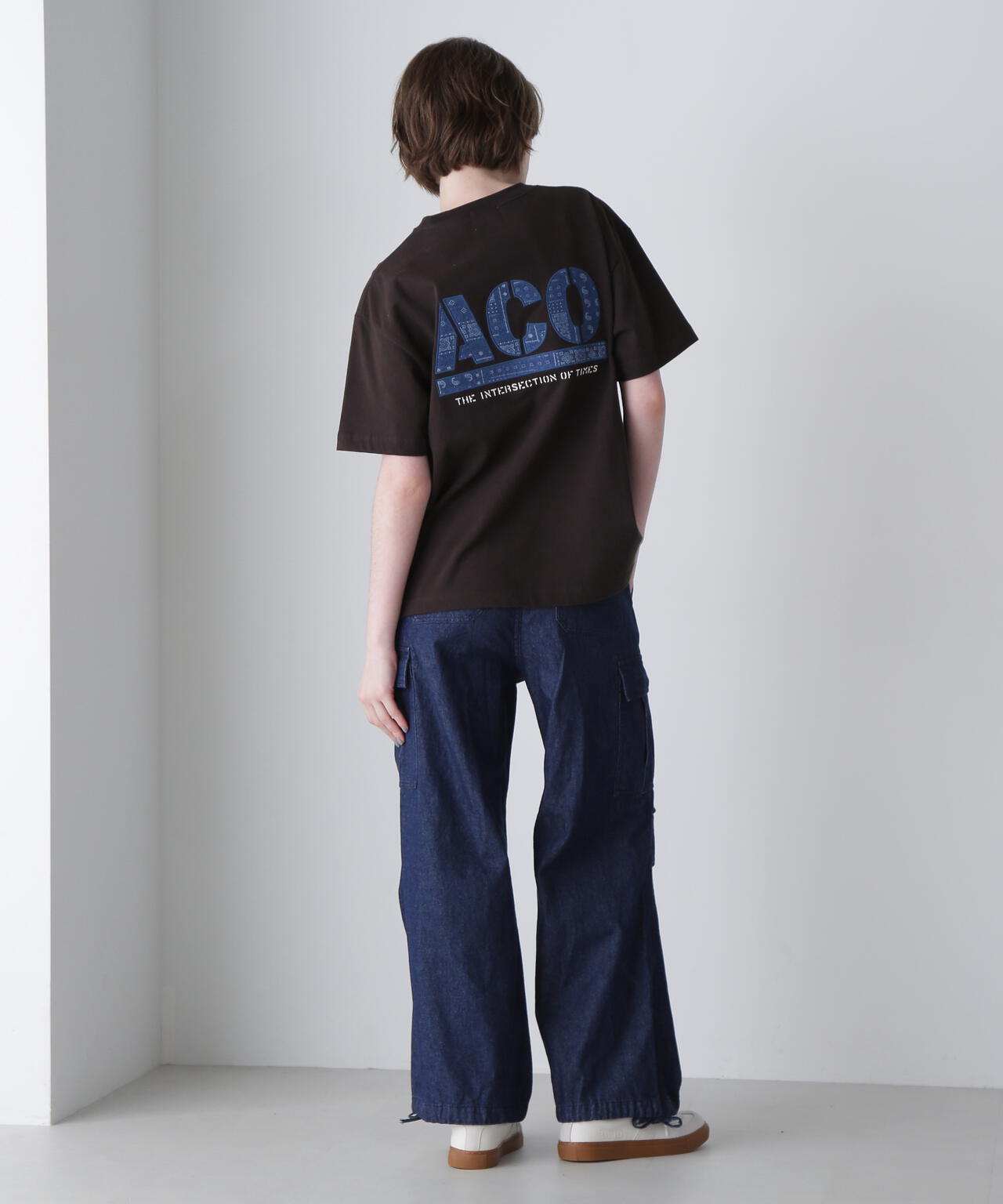 《CROSSOVER》DENIM POCKET T-SHIRT / クロスオーバー デニム ポケット Tシャツ