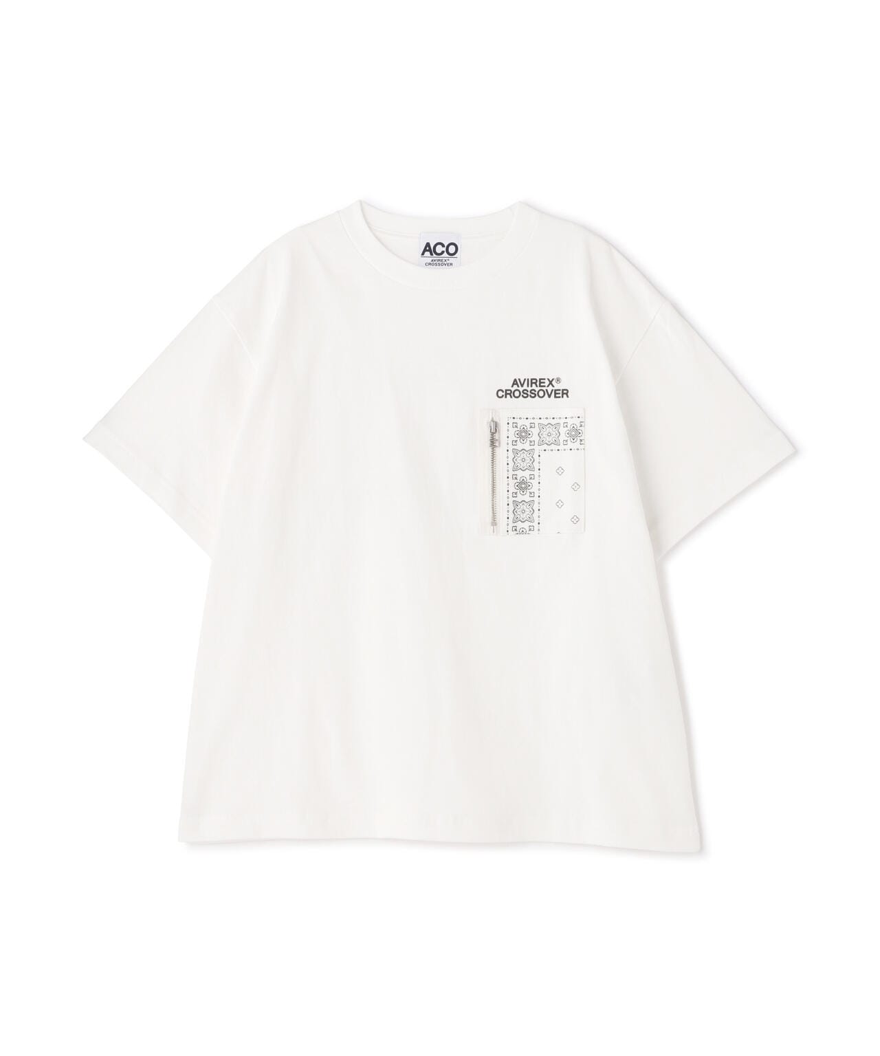 《CROSSOVER》DENIM POCKET T-SHIRT / クロスオーバー デニム ポケット Tシャツ