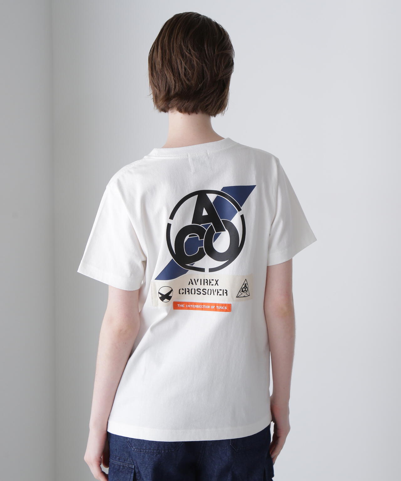 《CROSSOVER》PATCH T-SHIRT / クロスオーバー パッチ Tシャツ