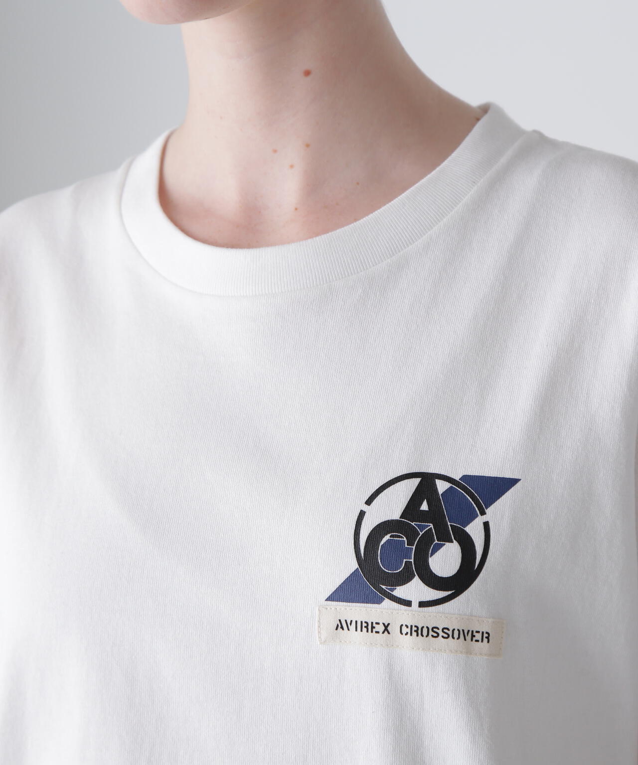 《CROSSOVER》PATCH T-SHIRT / クロスオーバー パッチ Tシャツ