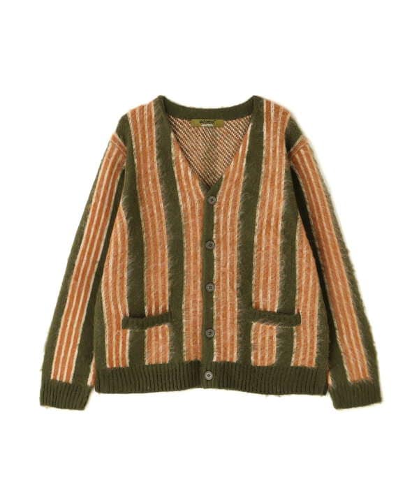 STRIPE MOHAIR LIKE CARDIGAN / ストライプ モヘア ライク カーディガン / AVIREX / アヴィレックス