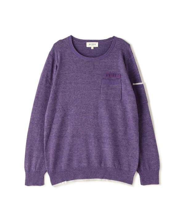 L/S FATIGUE KNIT TOPS/ファティーグニットトップス