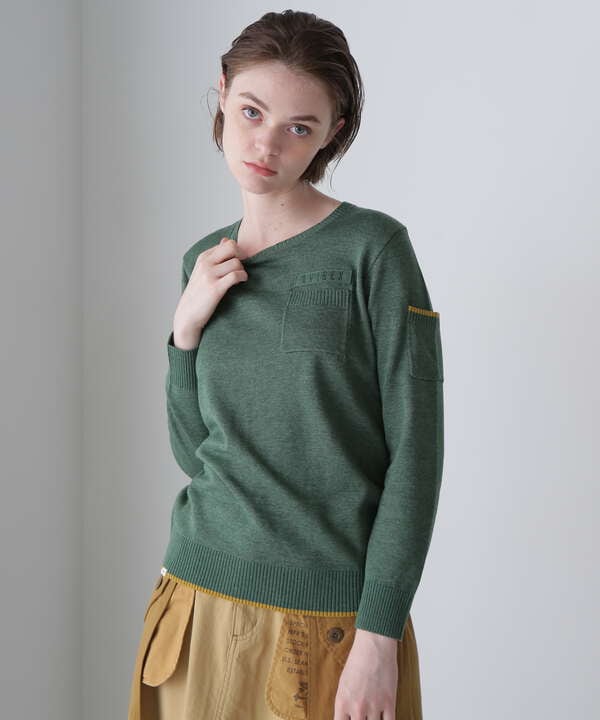 L/S FATIGUE KNIT TOPS/ファティーグニットトップス