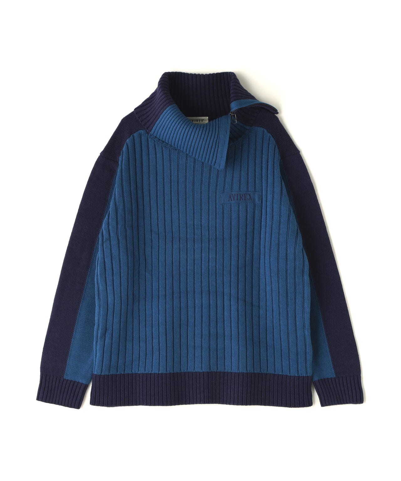 COLOR COMBI KNIT TOPS/カラーコンビ ニットトップス