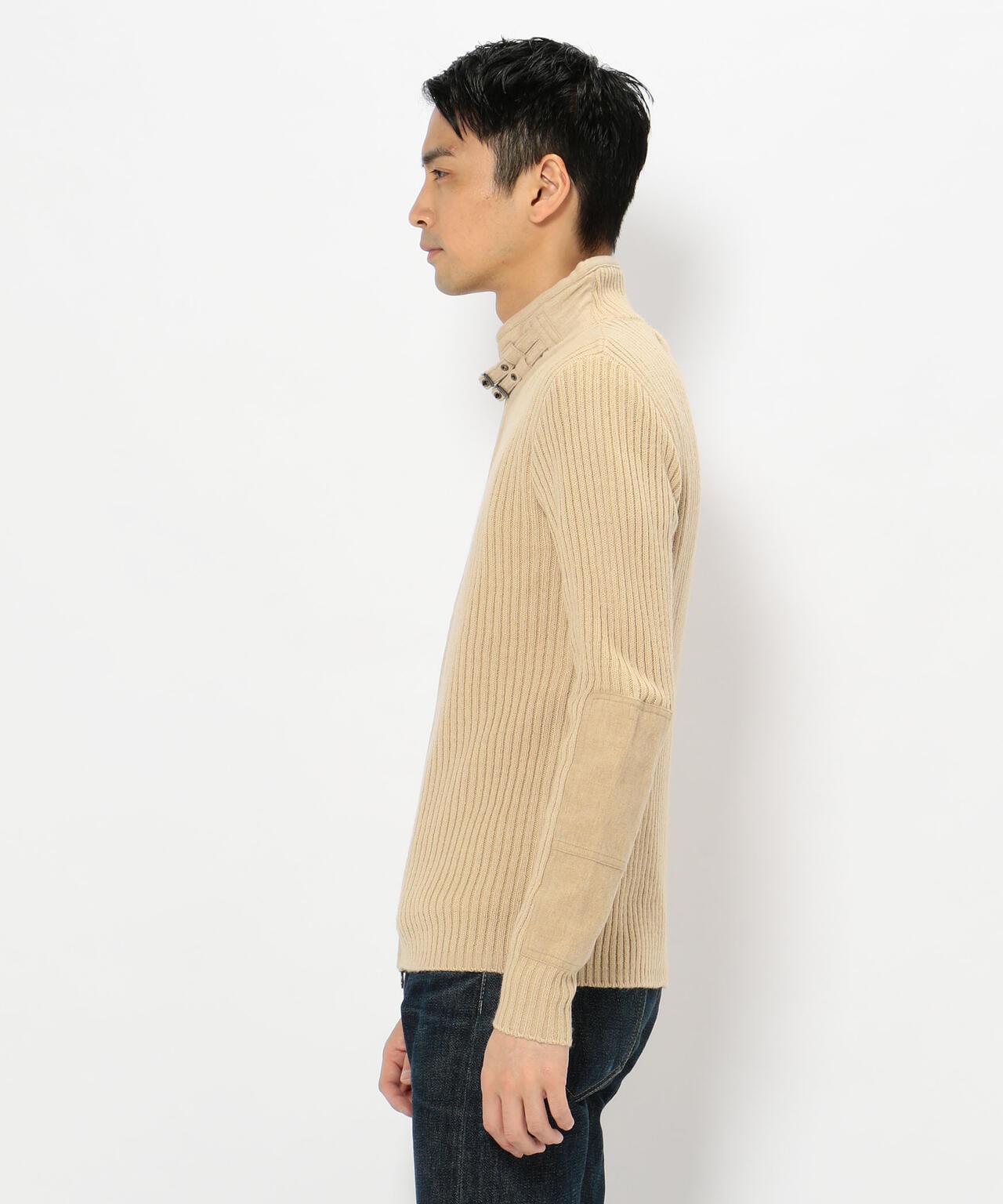 avirex/アヴィレックス/メンズ/STRAP KNIT CARDIGAN/ストラップニット