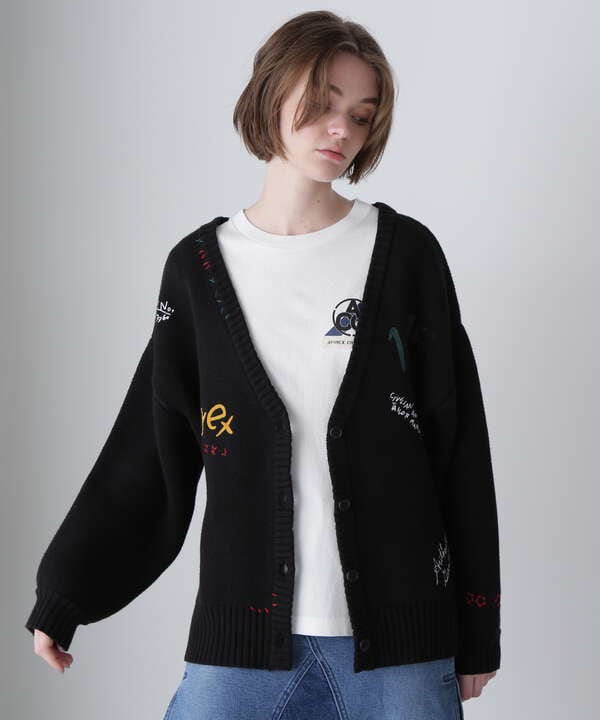 HAND EMBROIDERY KNIT CARDIGAN/ハンド刺繍ニットカーディガン