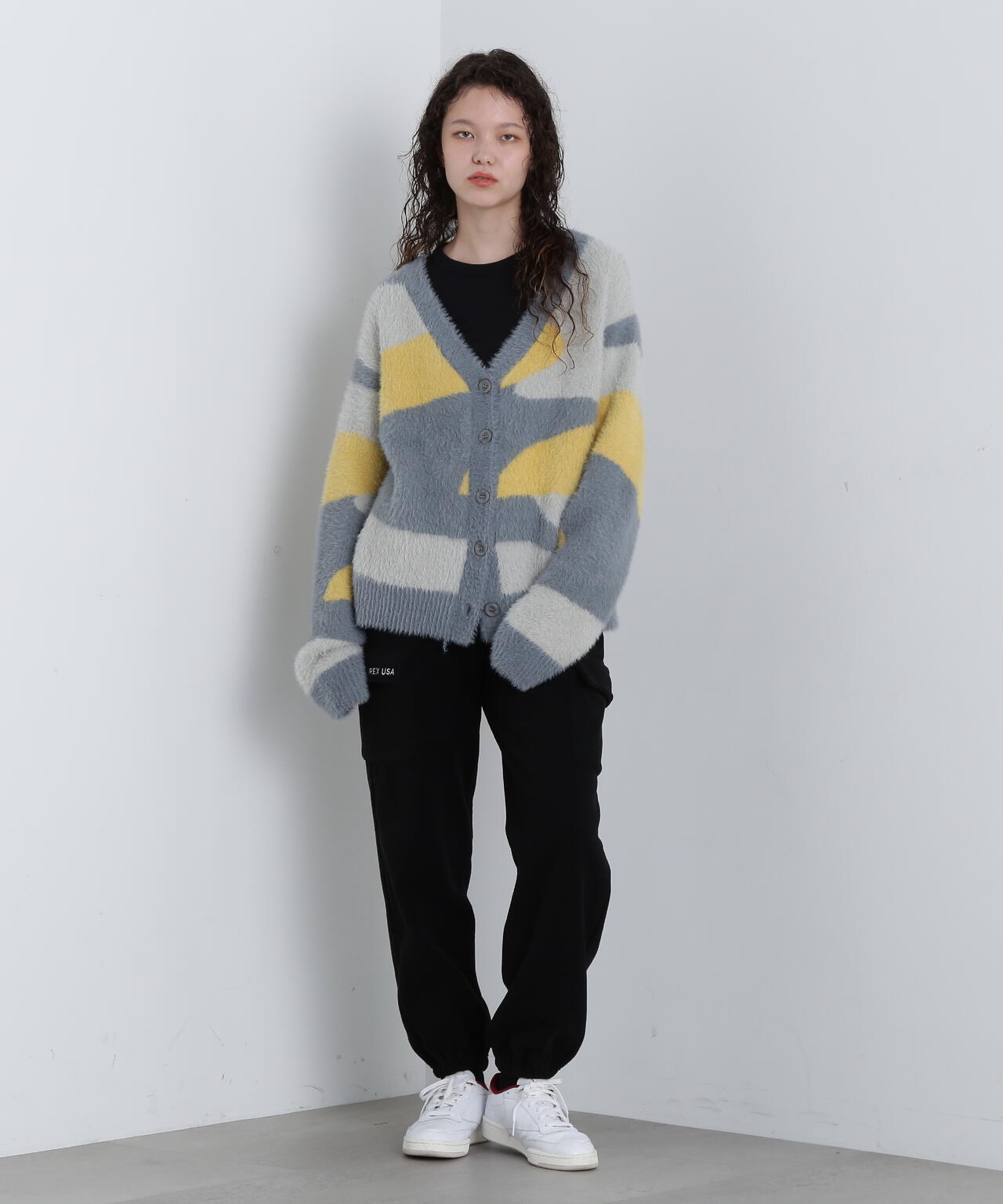 《直営店限定》SHAGGY KNIT CARDIGAN/シャギーニットカーディガン