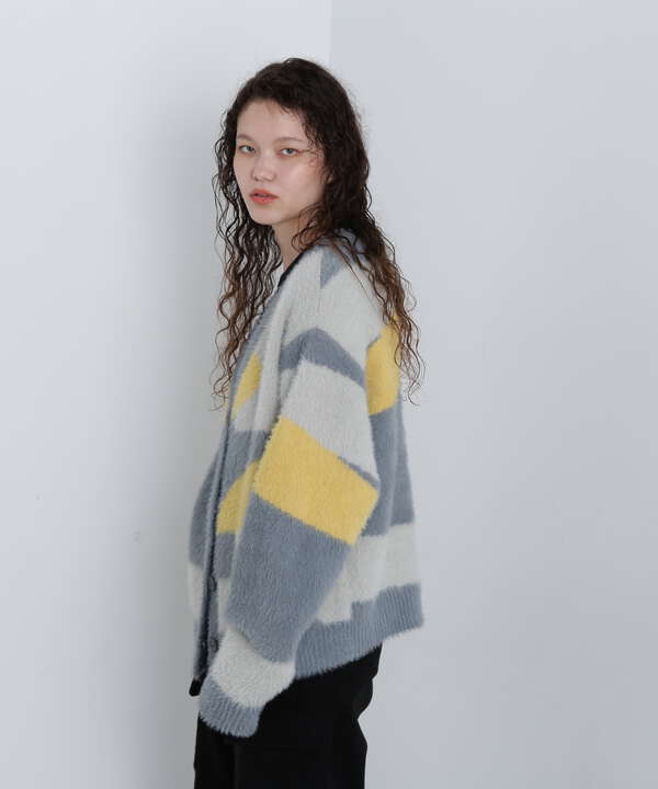 《直営店限定》SHAGGY KNIT CARDIGAN/シャギーニットカーディガン