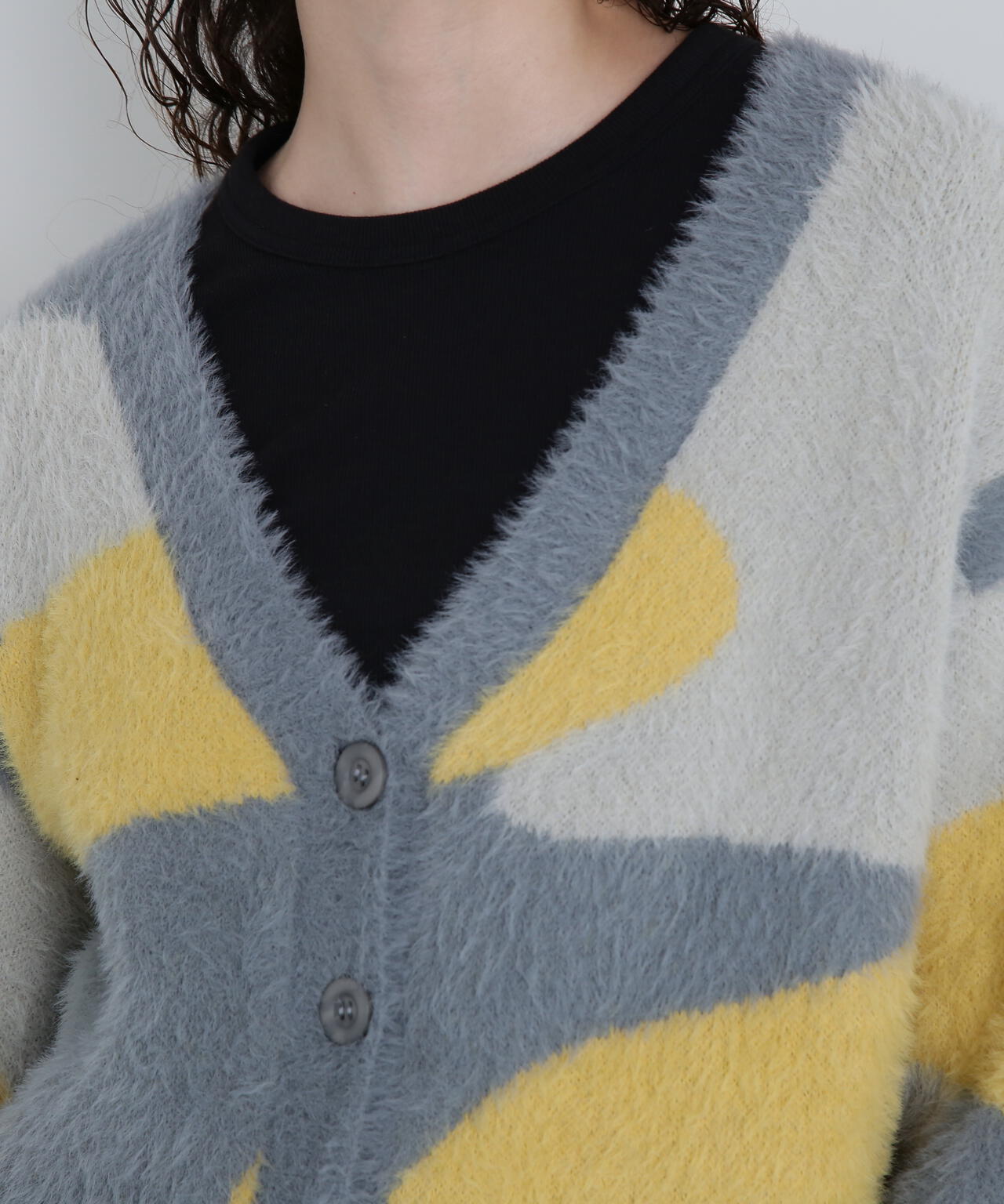 《直営店限定》SHAGGY KNIT CARDIGAN/シャギーニットカーディガン