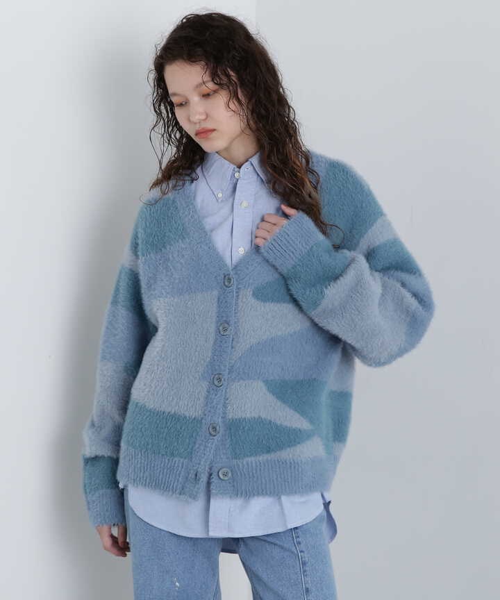 《直営店限定》SHAGGY KNIT CARDIGAN/シャギーニットカーディガン