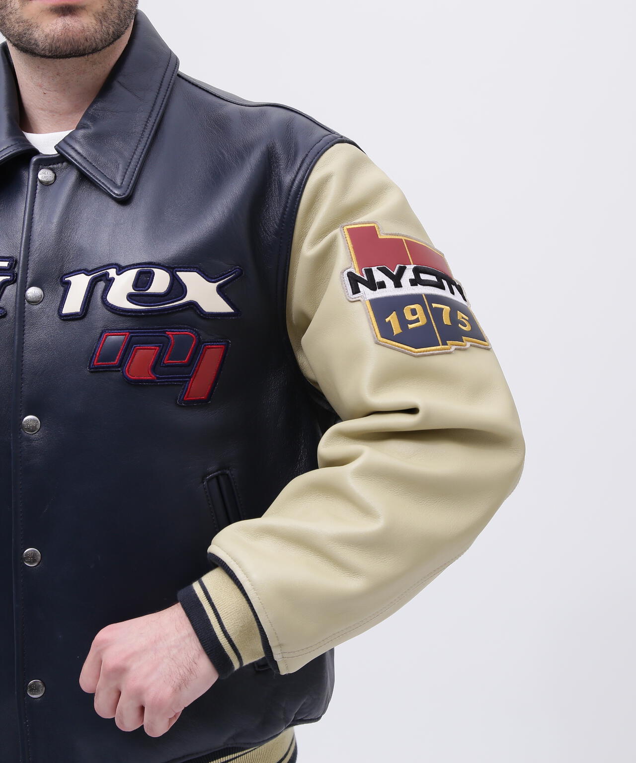 90's GOALERS VARSITY JACKET / ナイティーズ ゴーラーズ バーシティ ジャケット / AVIREX 