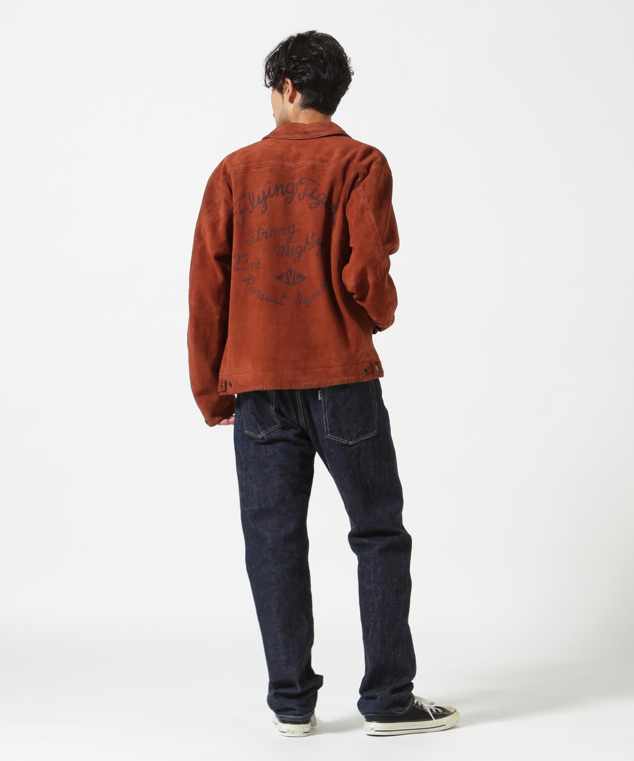 AGED SUEDE SOUVENIR JACKET / エイジド スウェード スーベニアジャケット / AVIREX / アヴィレックス