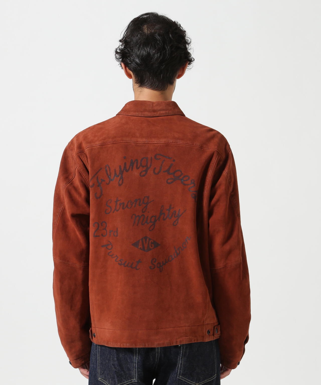 AGED SUEDE SOUVENIR JACKET / エイジド スウェード スーベニアジャケット / AVIREX / アヴィレックス