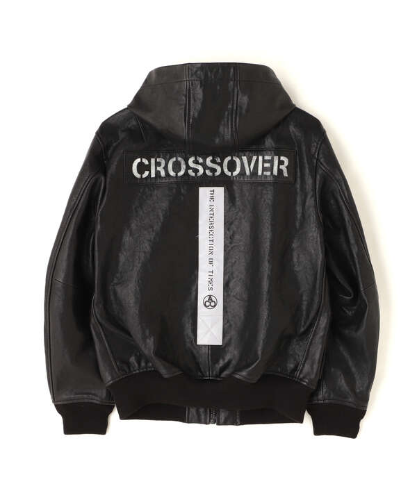 《CROSSOVER》LEATHER CWU PARKA / レザー CWU パーカー / AVIREX / アヴィレックス