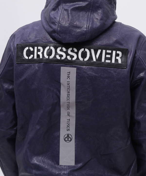 《CROSSOVER》LEATHER CWU PARKA / レザー CWU パーカー / AVIREX / アヴィレックス