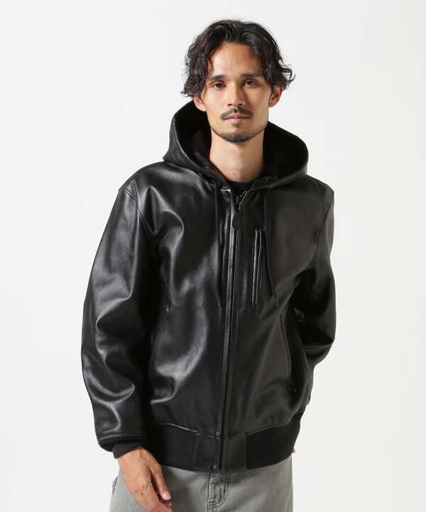 《直営店別注》COMFORTABLE LEATHER PARKA Mk-2 / コンフォータブル レザーパーカー マーク2 