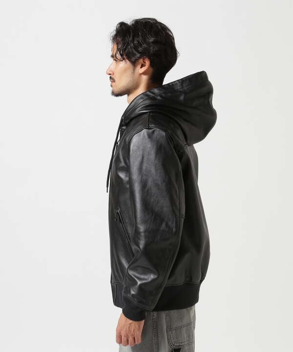 《直営店別注》COMFORTABLE LEATHER PARKA Mk-2 / コンフォータブル レザーパーカー マーク2 