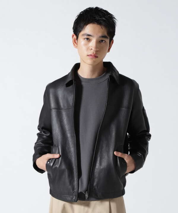 《WEB&DEPOT限定》 LEATHER FLIGHT JACKET/レザーフライトジャケット