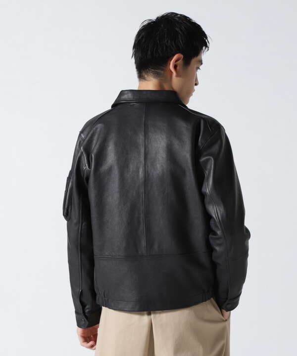 《WEB&DEPOT限定》 LEATHER FLIGHT JACKET/レザーフライトジャケット