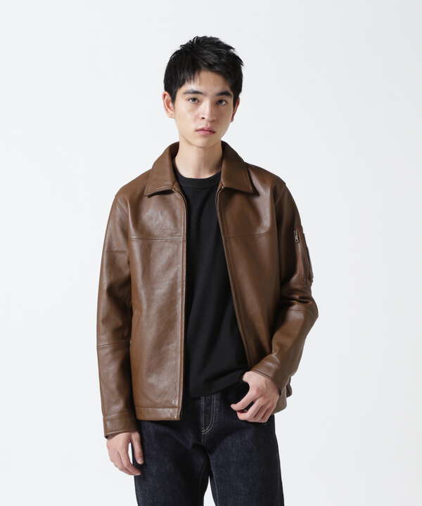 《WEB&DEPOT限定》 LEATHER FLIGHT JACKET/レザーフライトジャケット