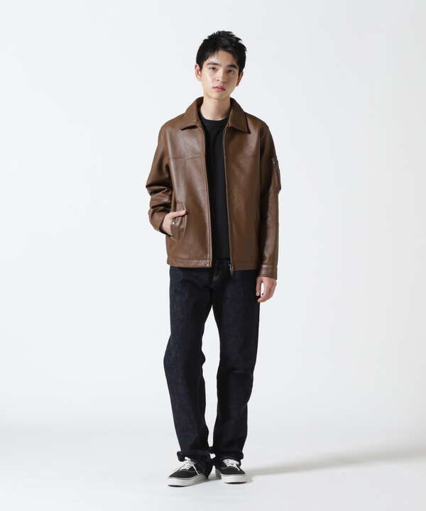 《WEB&DEPOT限定》 LEATHER FLIGHT JACKET/レザーフライトジャケット