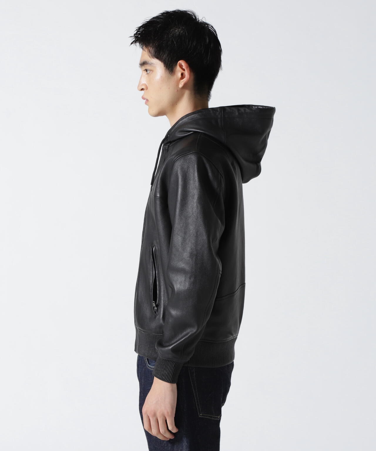 WEB&DEPOT限定》LEATHER HOODIE/レザーフードジャケット | AVIREX ( アヴィレックス ) | US ONLINE  STORE（US オンラインストア）