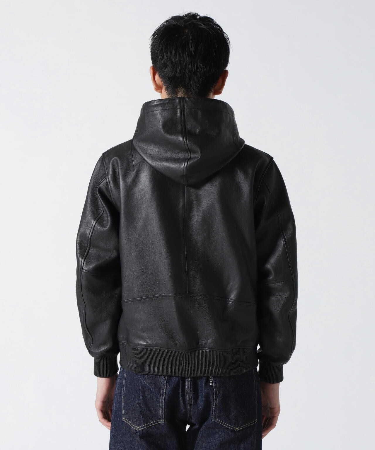 WEB&DEPOT限定》LEATHER HOODIE/レザーフードジャケット | AVIREX ( アヴィレックス ) | US ONLINE  STORE（US オンラインストア）