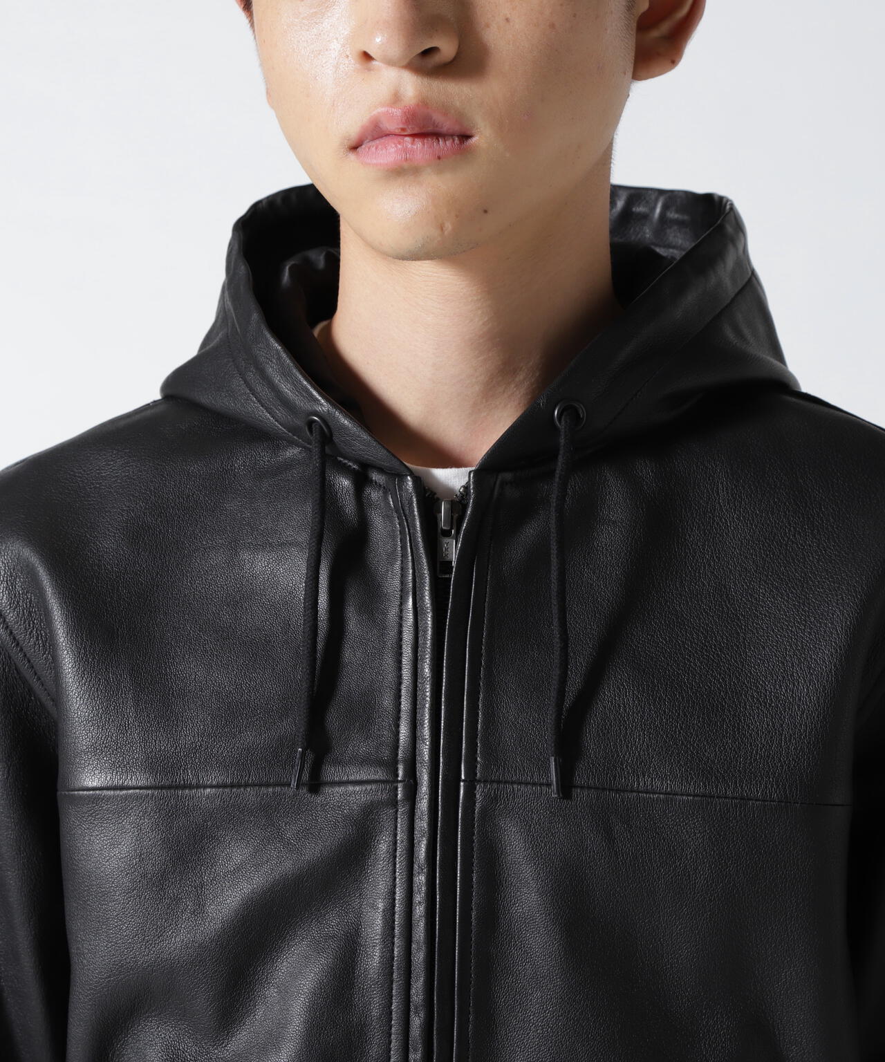 WEB&DEPOT限定》LEATHER HOODIE/レザーフードジャケット | AVIREX ( アヴィレックス ) | US ONLINE  STORE（US オンラインストア）