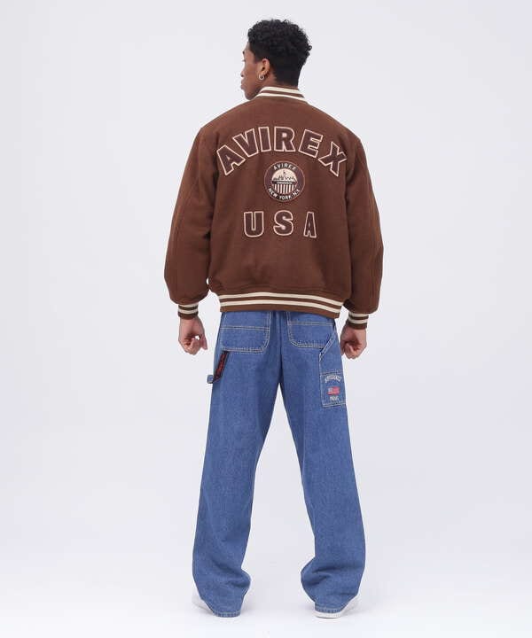 WOOL MOSSA VARSITY JACKET / ウールモッサ バーシティ ジャケット