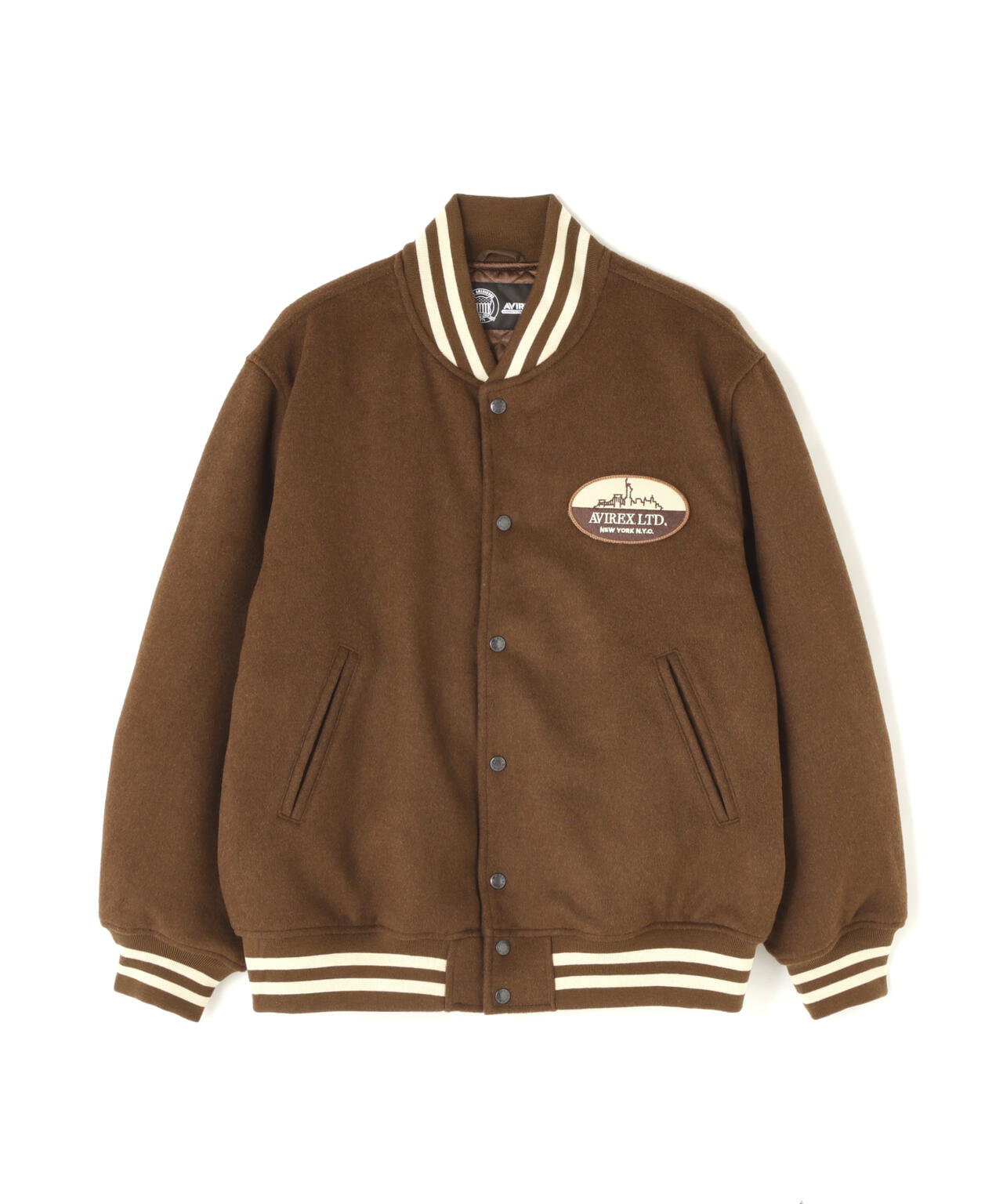 WOOL MOSSA VARSITY JACKET / ウールモッサ バーシティ ジャケット