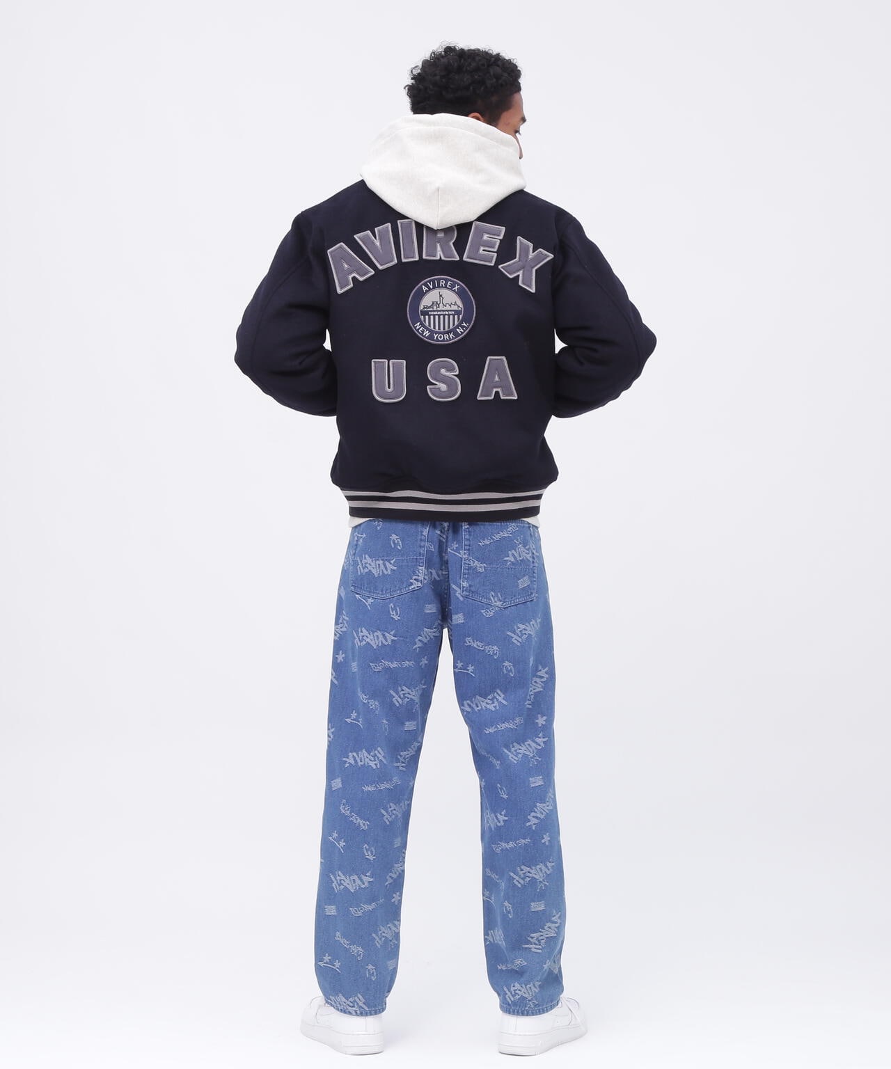 WOOL MOSSA VARSITY JACKET / ウールモッサ バーシティ ジャケット