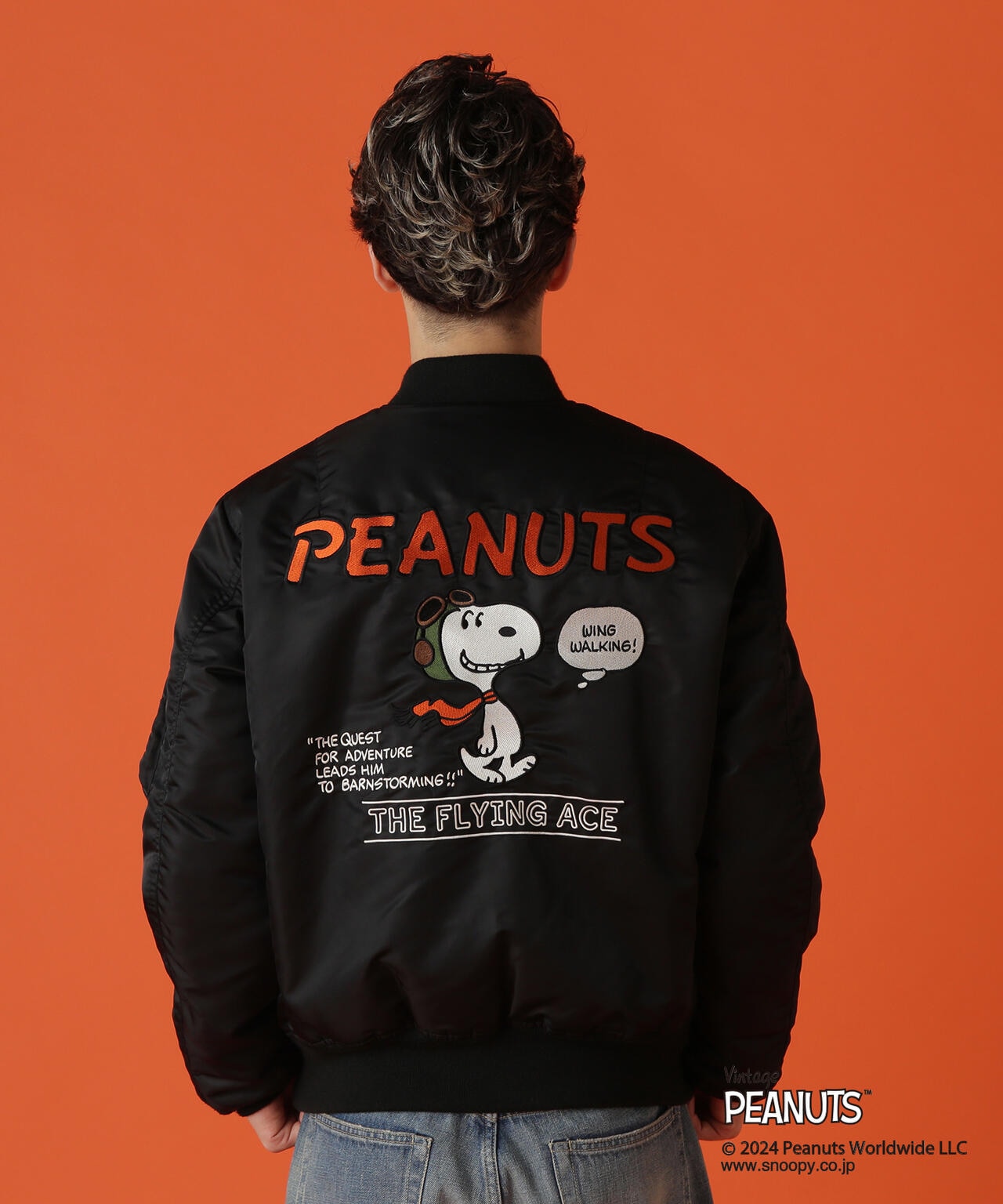 《AVIREX × PEANUTS》MA-1 "FLYING ACE" / MA-1 "フライング エース" / ピーナッツ 