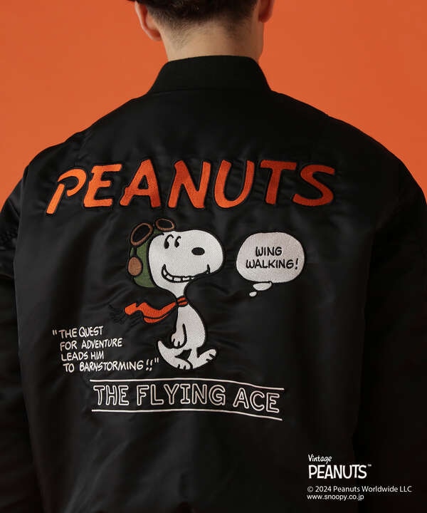 《AVIREX × PEANUTS》MA-1 "FLYING ACE" / MA-1 "フライング エース" / ピーナッツ 