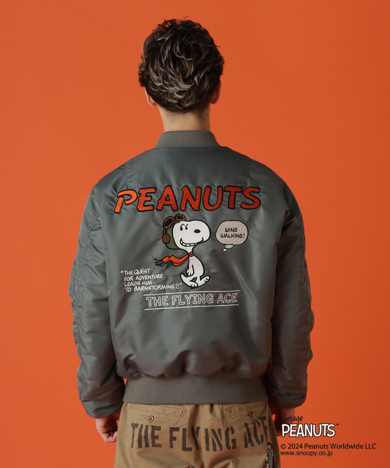 《AVIREX × PEANUTS》MA-1 "FLYING ACE" / MA-1 "フライング エース" / ピーナッツ 