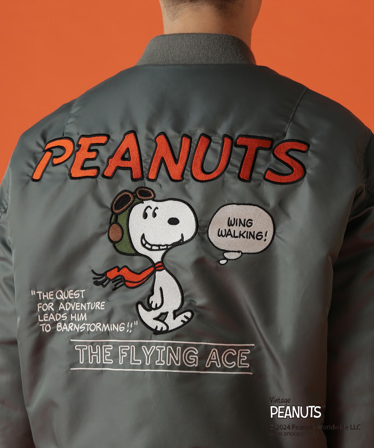 《AVIREX × PEANUTS》MA-1 "FLYING ACE" / MA-1 "フライング エース" / ピーナッツ 