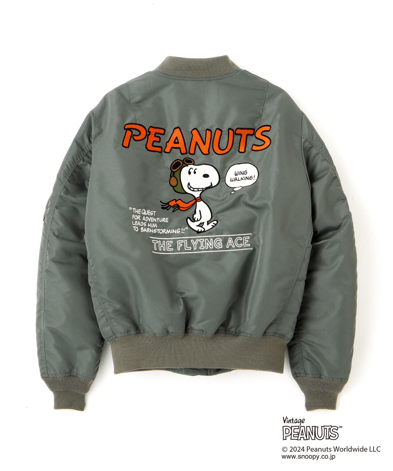 《AVIREX × PEANUTS》MA-1 "FLYING ACE" / MA-1 "フライング エース" / ピーナッツ 