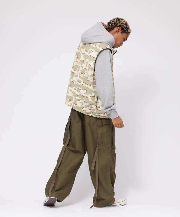 《直営店限定》REVERSIBLE FLEECE CAMO VEST / リバーシブル フリース