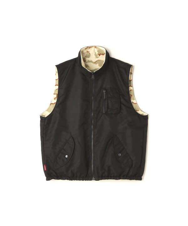 《直営店限定》REVERSIBLE FLEECE CAMO VEST / リバーシブル フリース