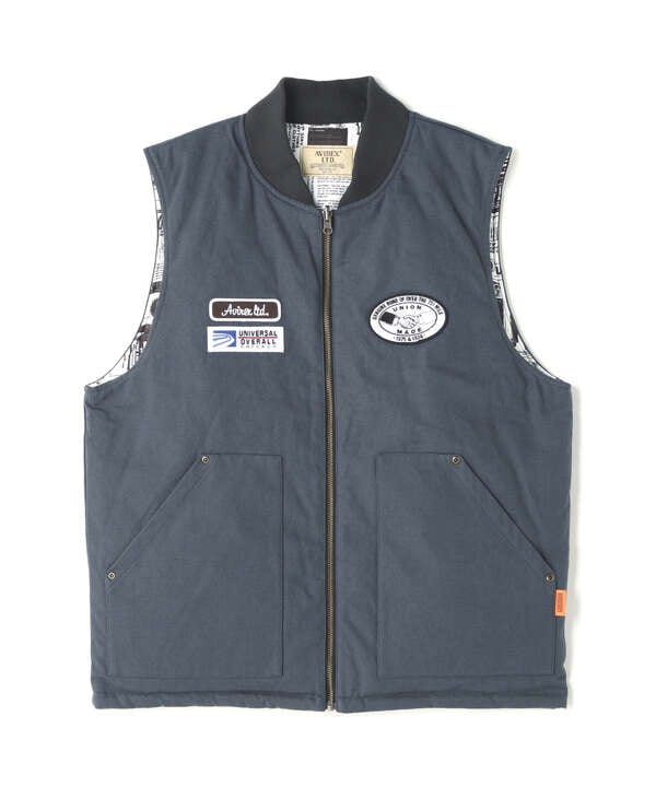 《AVIREX × UNIVERSAL OVERALL》 WORK VEST / ワークベスト / アヴィレックス / ユニバーサルオーバー