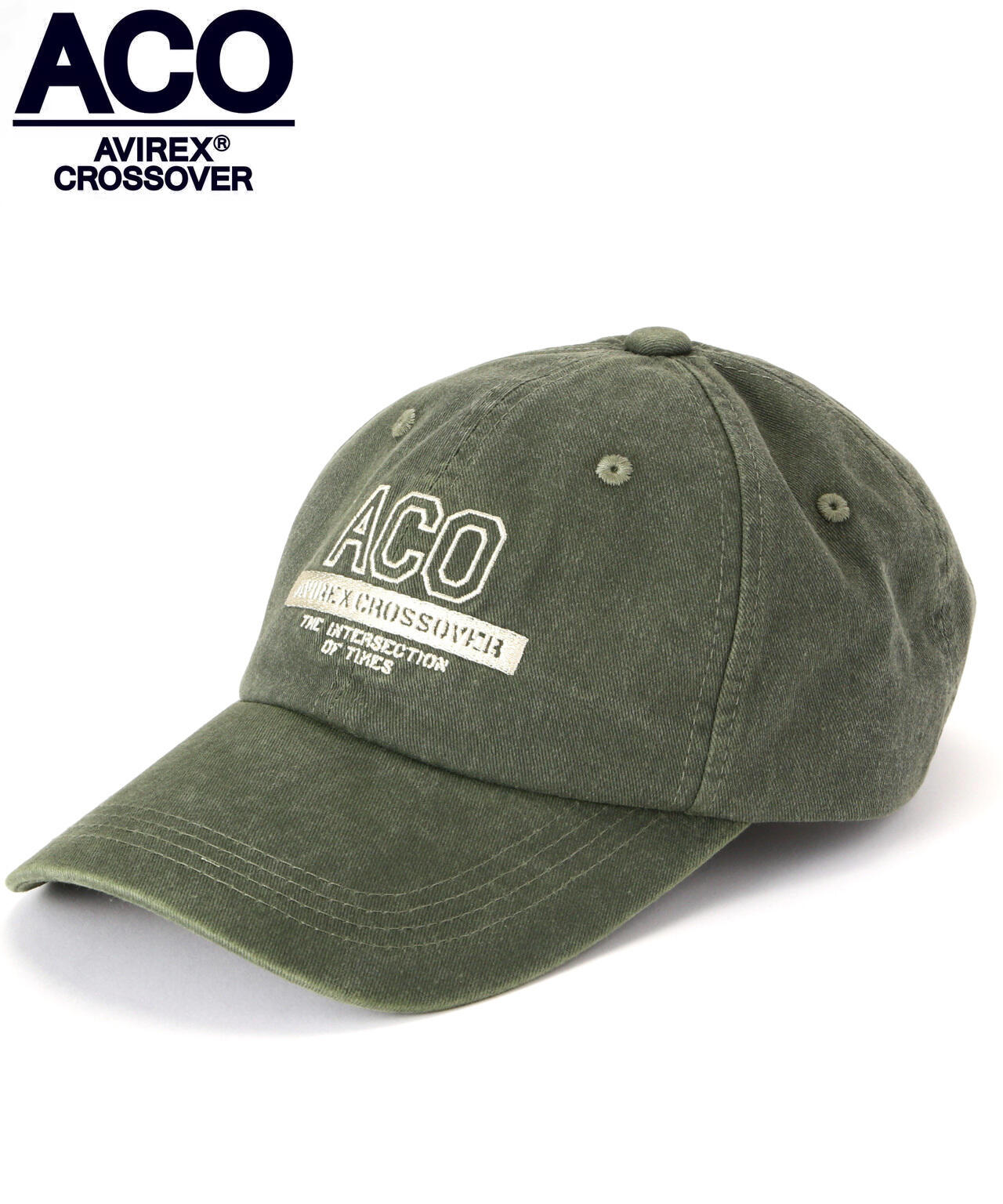 《CROSSOVER》ACO LOGO LOW CAP / アヴィレックス クロスオーバー ロウ キャップ / AVIREX