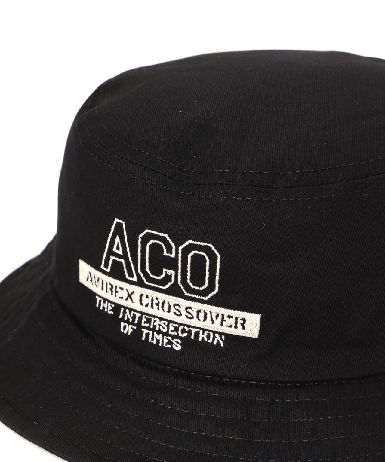 《CROSSOVER》ACO LOGO BUCKET HAT / アヴィレックス クロスオーバー バスケットハット / AVIREX