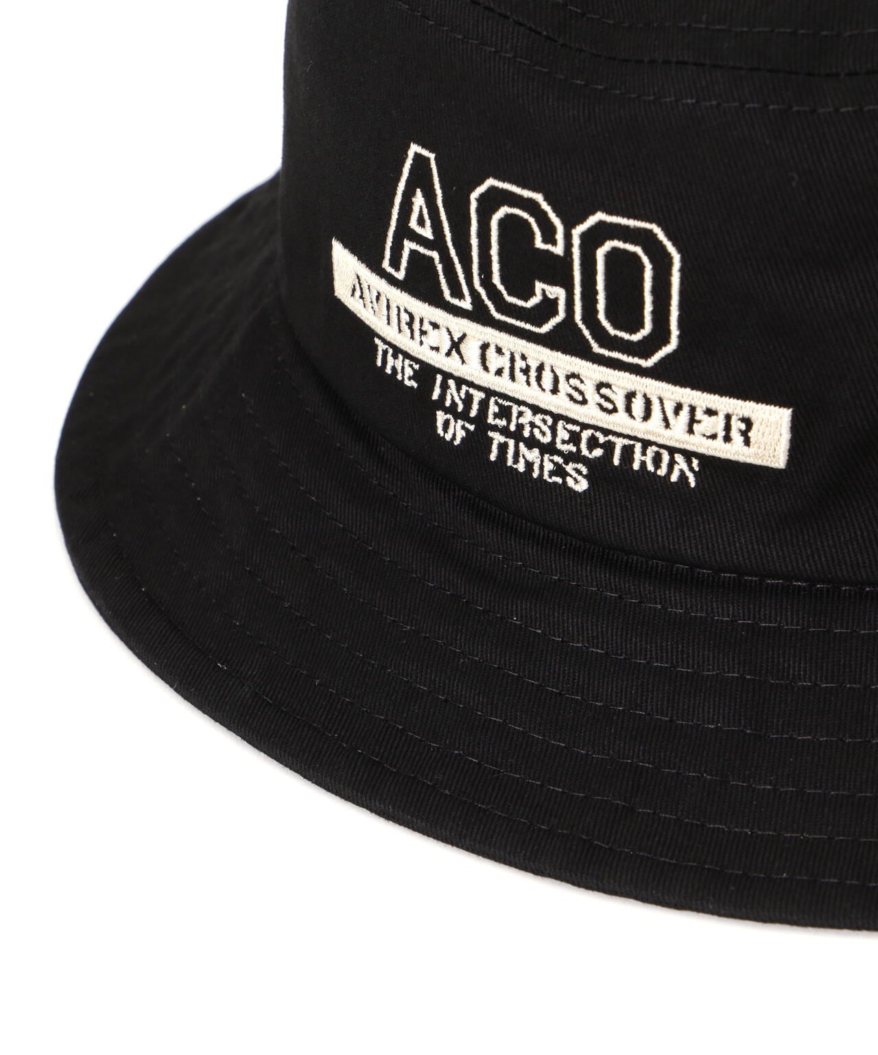 《CROSSOVER》ACO LOGO BUCKET HAT / アヴィレックス クロスオーバー バスケットハット / AVIREX