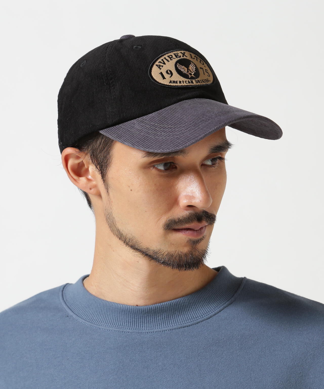 WAPPEN CORDUROY LOW CAP / ワッペン コーデュロイ ロウ キャップ / AVIREX / アヴィレックス