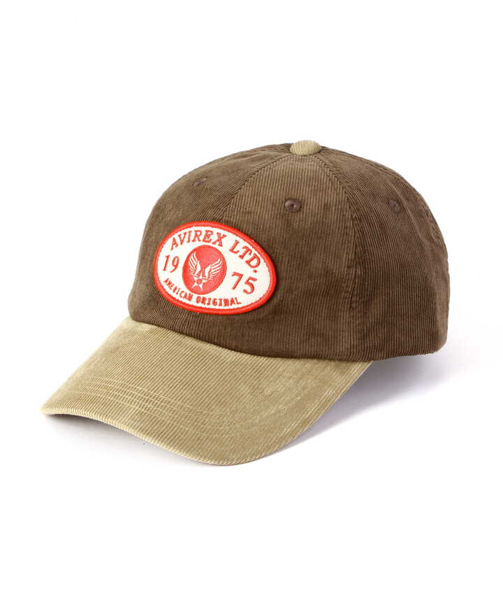 WAPPEN CORDUROY LOW CAP / ワッペン コーデュロイ ロウ キャップ / AVIREX / アヴィレックス