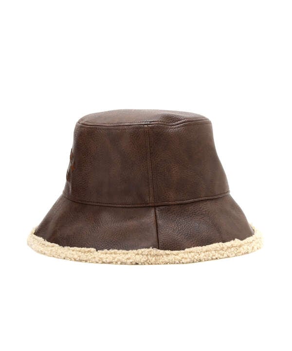 《直営店限定》REVERSIBLE FAKE  LEATHER HAT/リバーシブル ハット