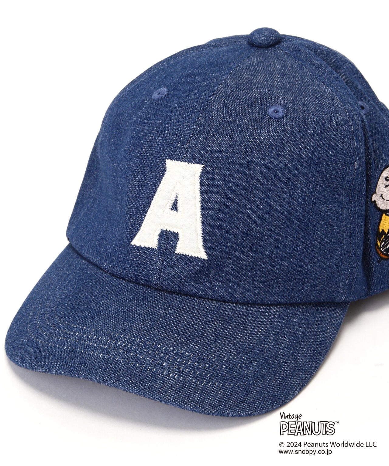 《AVIREX×PEANUTS》DENIM CAP/アヴィレックス×ピーナッツ デニムキャップ