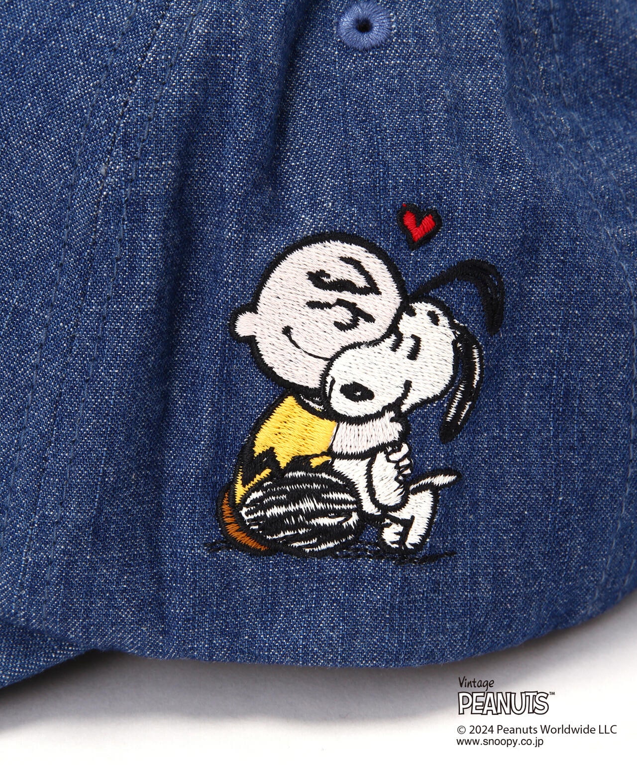 《AVIREX×PEANUTS》DENIM CAP/アヴィレックス×ピーナッツ デニムキャップ