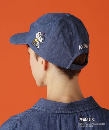 《AVIREX×PEANUTS》DENIM CAP/アヴィレックス×ピーナッツ デニムキャップ