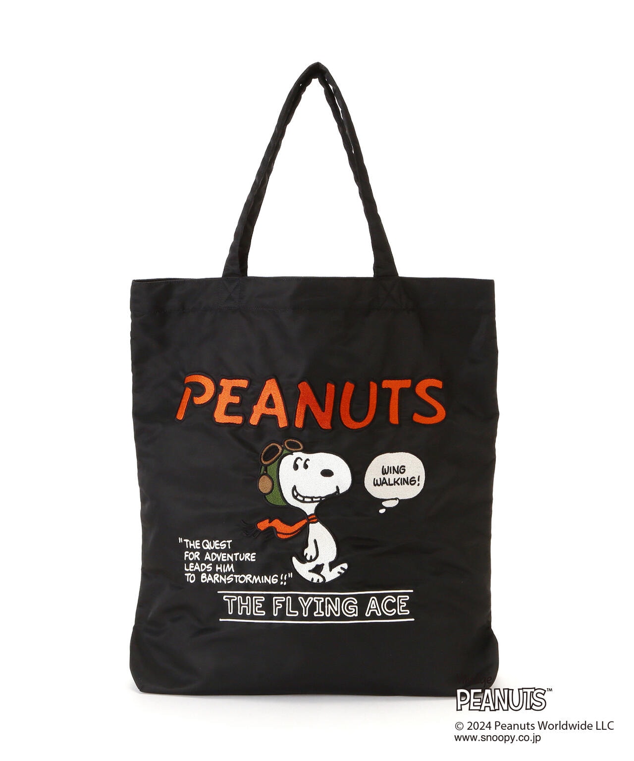 《AVIREX × PEANUTS》TOTE BAG "FLYING ACE" / トートバッグ "トートバッグ" / ピーナッツ 