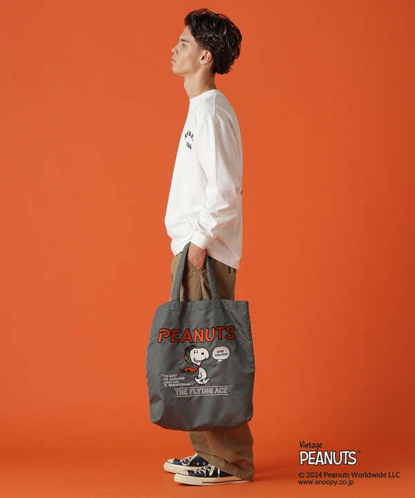 《AVIREX × PEANUTS》TOTE BAG "FLYING ACE" / トートバッグ "トートバッグ" / ピーナッツ 